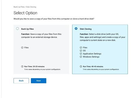 supportassist os recovery disk cloning